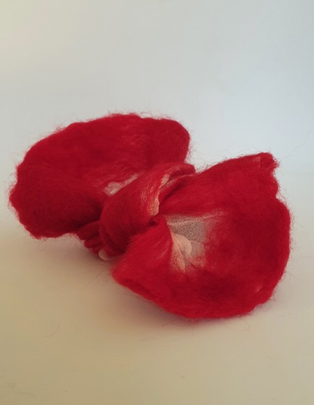 Braccialetto Chiffon Seta Lana Merinos - Il Braccialetto Rosso. Come portarlo.