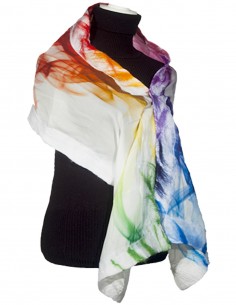 Stola Satin di Seta e Lana...